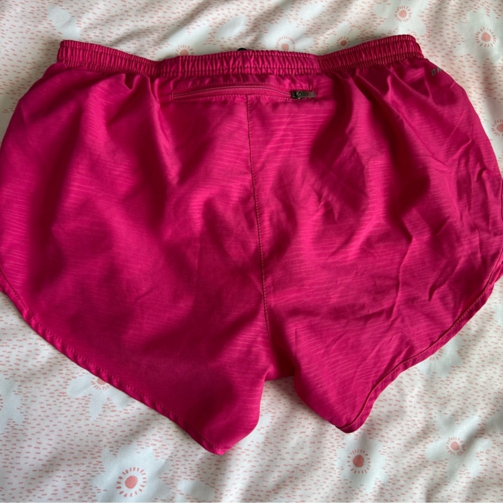 Bundle of 2 Pair- Nike Dri-Fit Running Shorts Fuchsia & White/Pink Women’s Small - Picture 14 of 16
